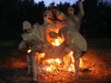 student designed Fire Sculpture at OSU